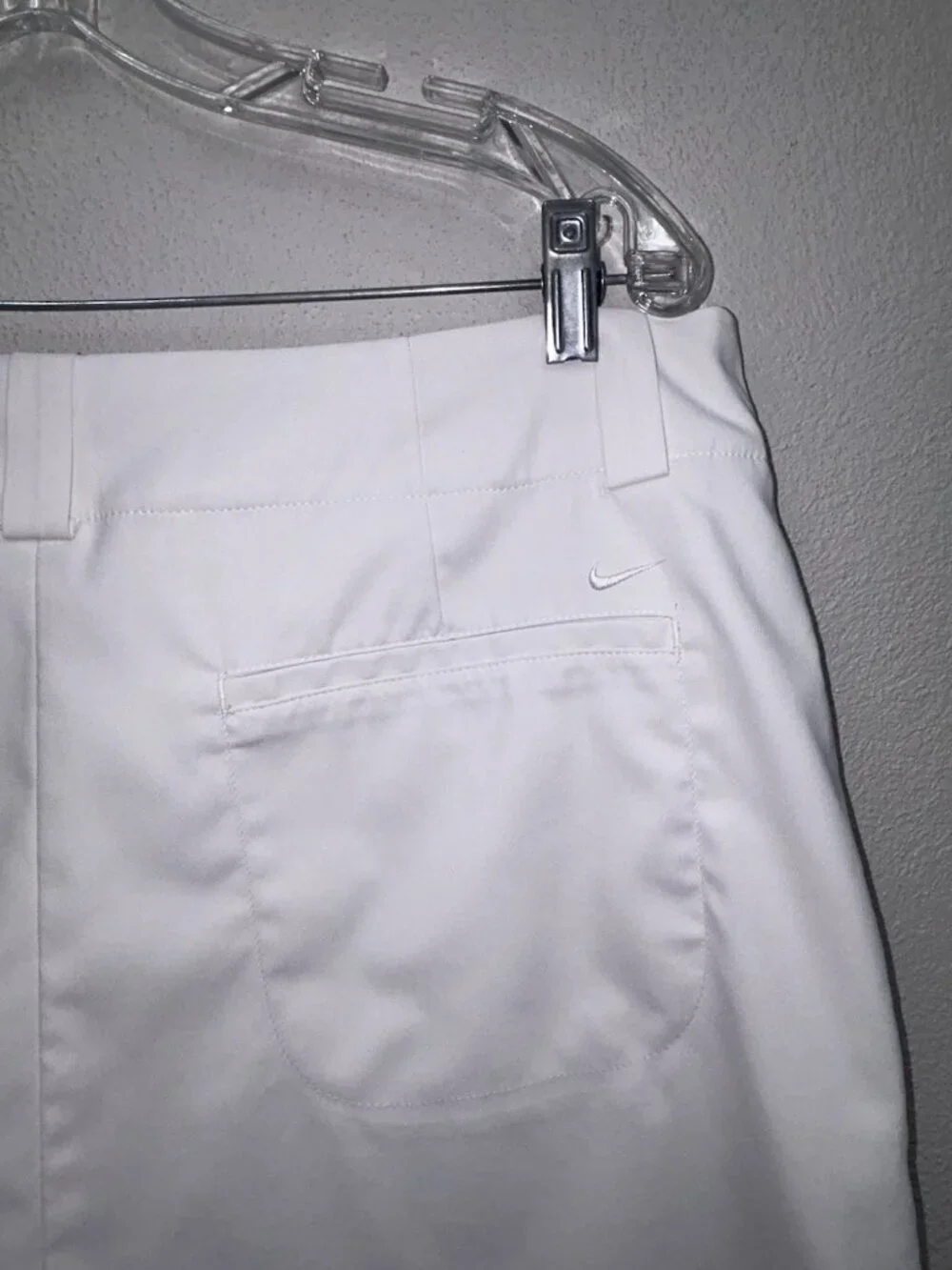 Nike Golf Skort Womens 16 White Fit Dry Performance Stretch Tennis Athletic